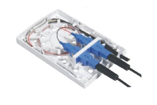 2 core Fiber Optic Desktop Box
