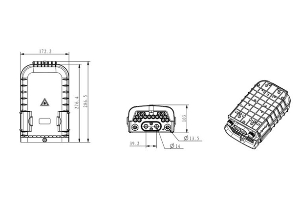 16-core optical splitter box